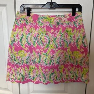 BEAUTIFUL LILLY PULITZER GOLF SKORT SIZE 6